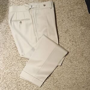 Suitsupply Men's Beige Dress Pants